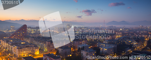Image of Panorama of Ljubljana, Slovenia, Europe.