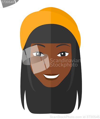 Image of Smiling happy woman.