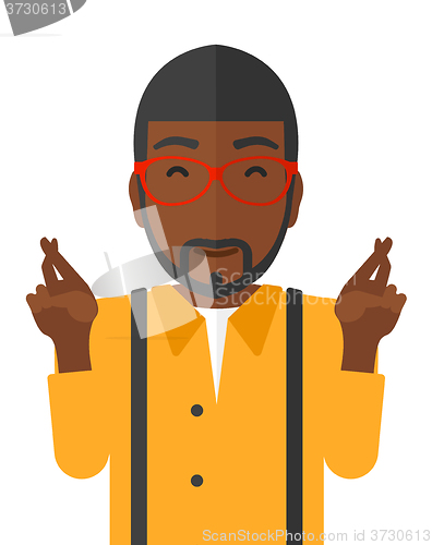 Image of Hopeful an african-american man.
