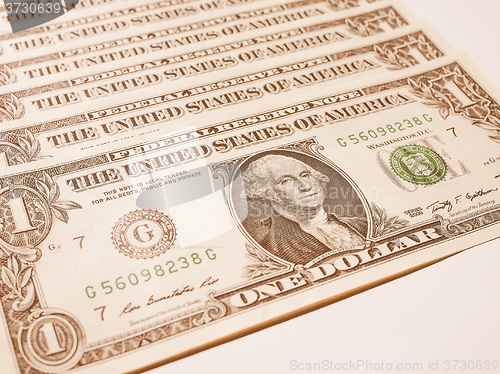 Image of  Dollar notes 1 Dollar vintage