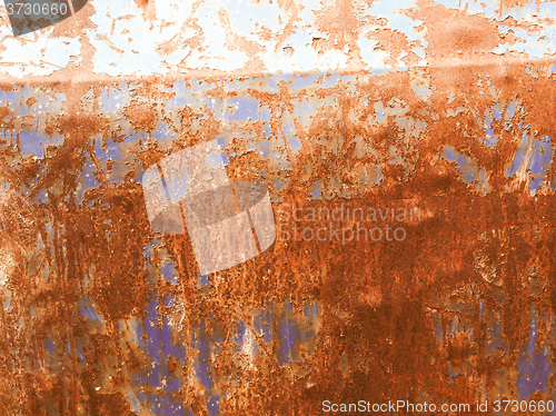 Image of Retro looking Rusted steel