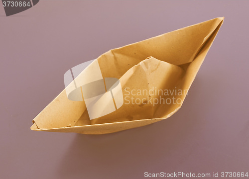 Image of  Paper boat vintage