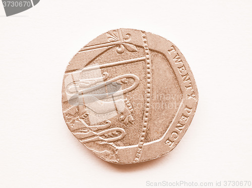 Image of  20 Pence coin vintage