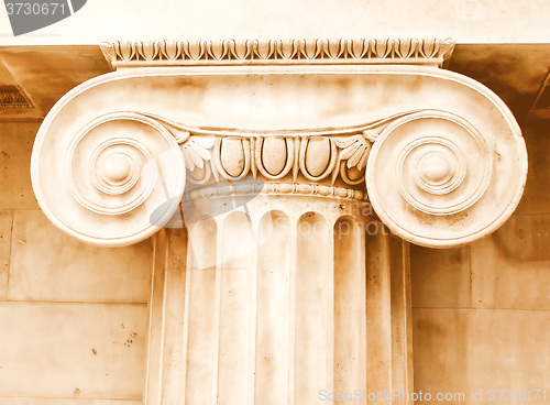 Image of  Ionic capital vintage