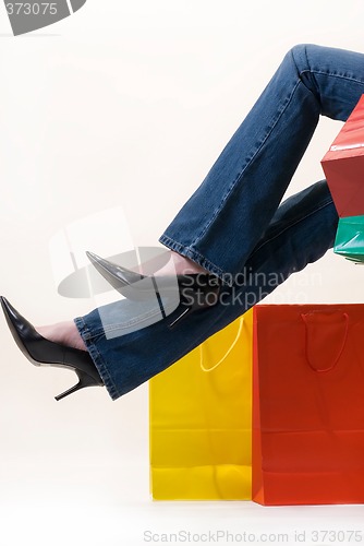 Image of After a day of shopping