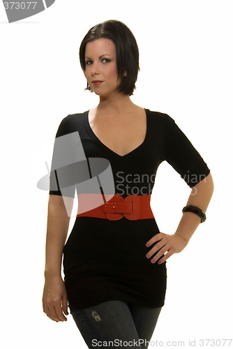 Image of Attractive brunette