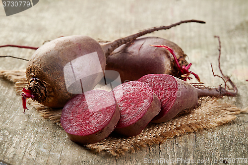 Image of Sliced beet roots 