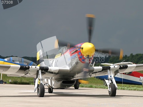 Image of Mustang takeoff