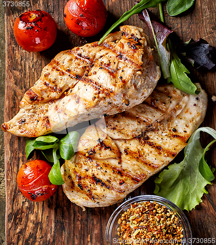 Image of Grilled chicken fillets