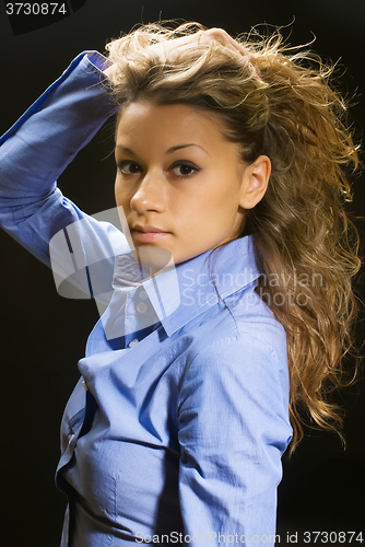 Image of Portrait of pretty woman
