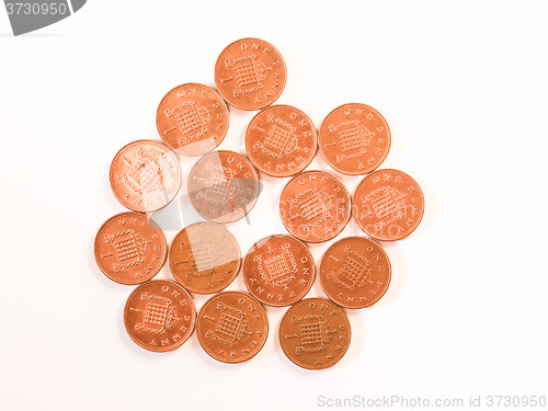 Image of  One Penny coins vintage