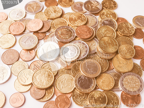 Image of  Euro coins vintage