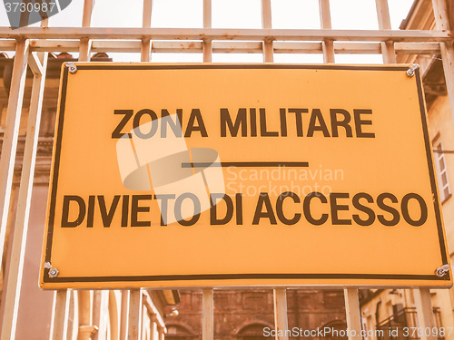 Image of  Militare zone vintage