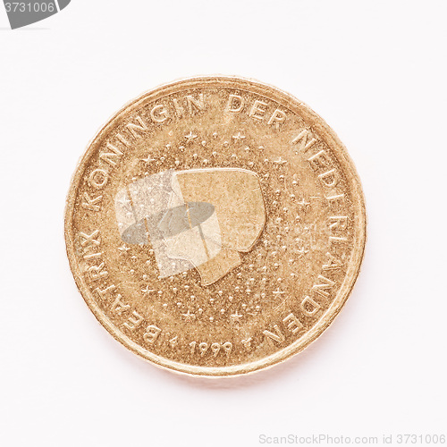 Image of  Dutch 50 cent coin vintage