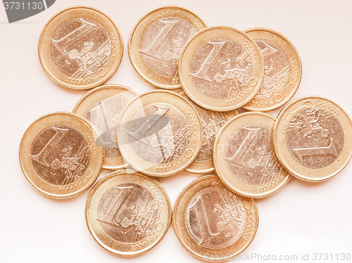 Image of  Euro coins vintage