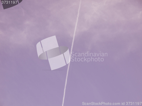 Image of  Blue sky vintage