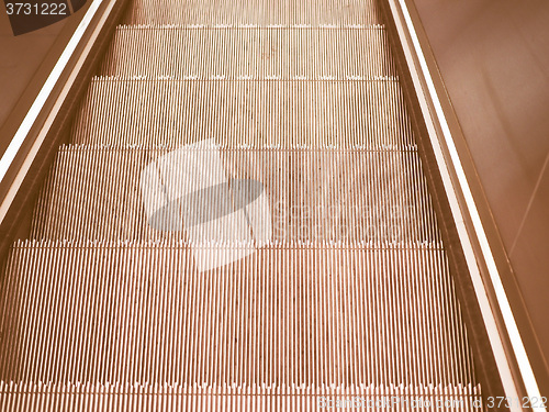 Image of  Escalator stair vintage