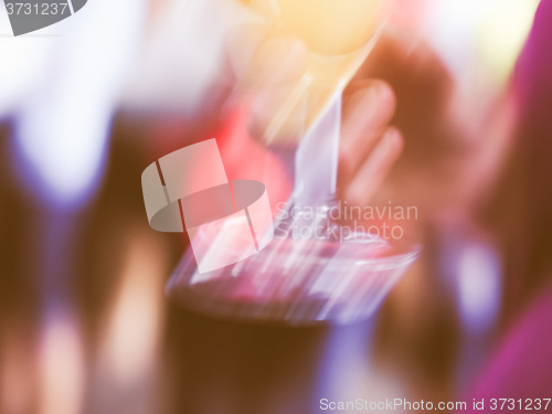 Image of Retro looking Cocktail blur