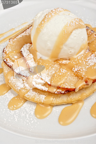 Image of Alsatian tart with ice cream