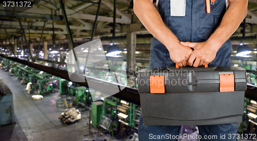 Image of Worker with instruments