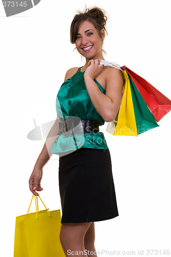 Image of Fashionable shopper