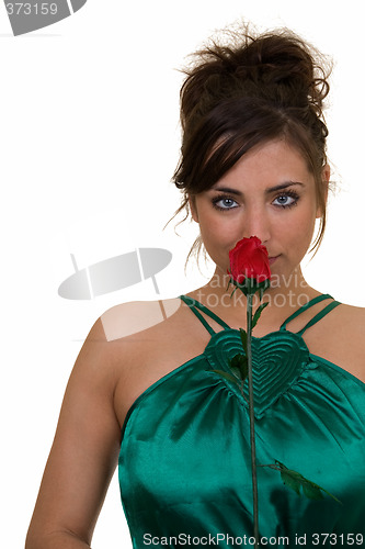 Image of Smelling the rose