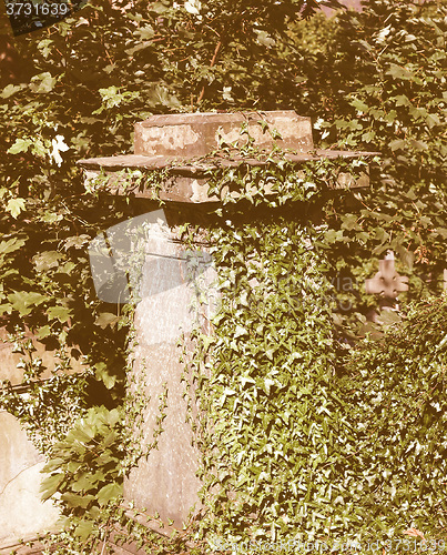 Image of  Gothic tomb vintage