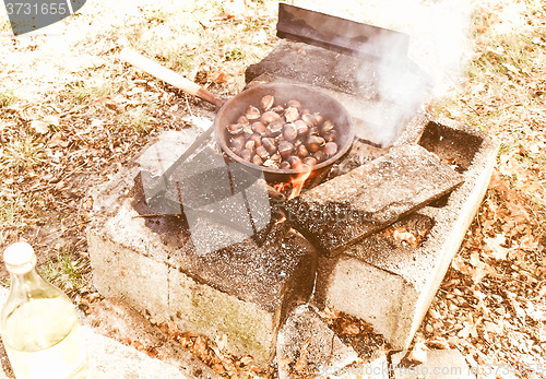 Image of Retro looking Barbecue picture