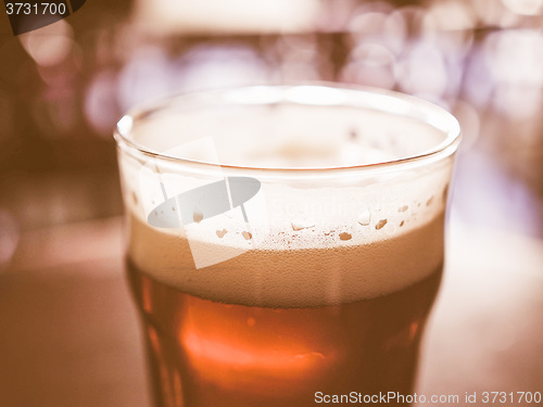 Image of  Pint of beer vintage