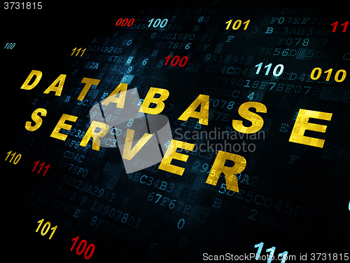 Image of Software concept: Database Server on Digital background