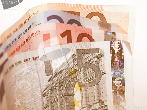 Image of  Euro note vintage