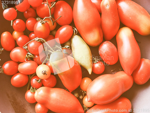 Image of Retro looking Tomato vegetable
