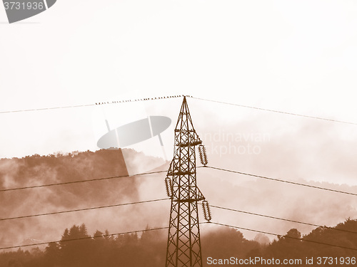 Image of Retro looking Stormy weather