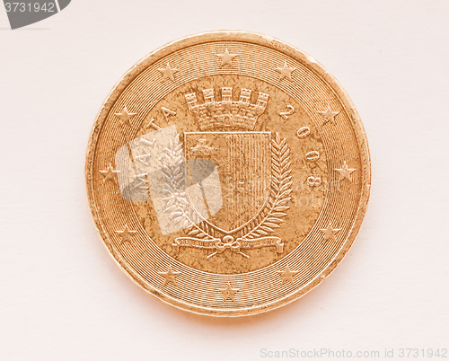 Image of  Maltese Euro coin vintage