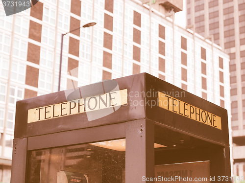 Image of  Telephone box vintage