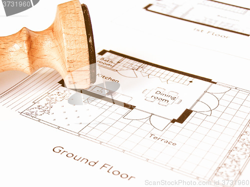 Image of  Technical drawing vintage