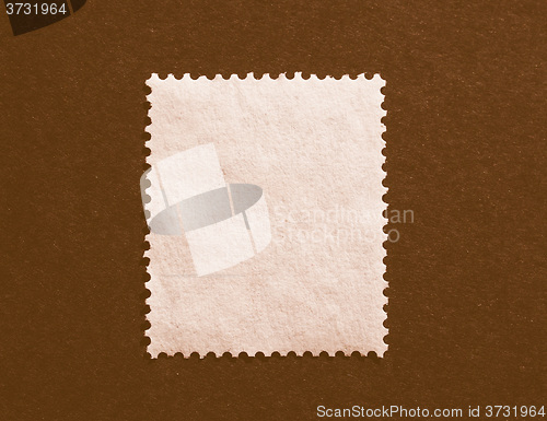 Image of  Blank stamp vintage