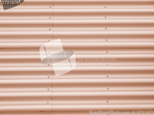Image of Retro looking Corrugated steel