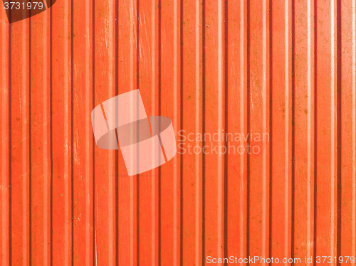 Image of Retro looking Corrugated steel