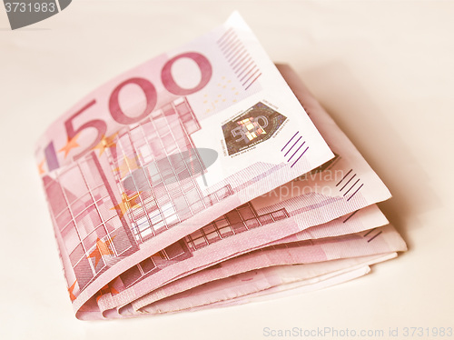 Image of  Euro note vintage
