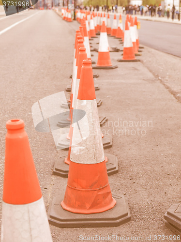 Image of  Traffic cone vintage