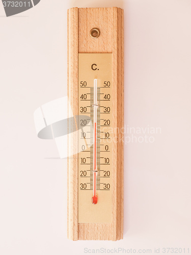 Image of  Thermometer for air temperature vintage