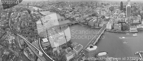 Image of Black and white View of London