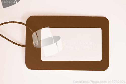 Image of  Tag label vintage