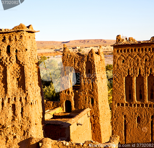 Image of africa in morocco the old contruction and the historical village