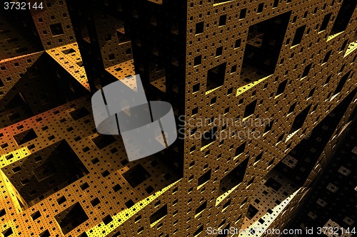 Image of Technological modern block background 