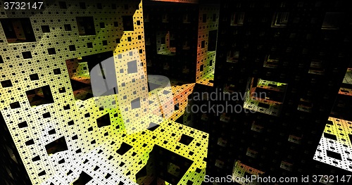 Image of Technological modern block background 