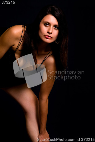 Image of Woman in black