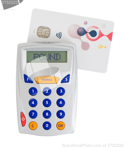 Image of Card reader for reading a bank card