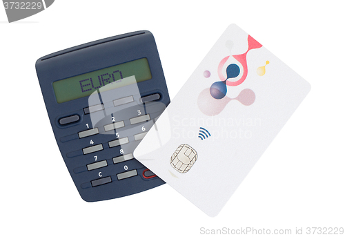 Image of Card reader for reading a bank card